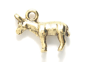 PW5740-AG: Charm Donkey Ant Gold 12x18mm - 1PC