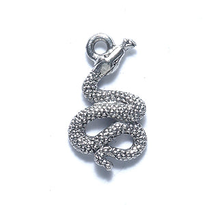 PW6160-S: Charm Snake Silver 18mm-1PC