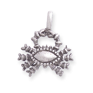 PW825-S: Charm Cancer Crab Ant Pewter 16x17mm 1PC