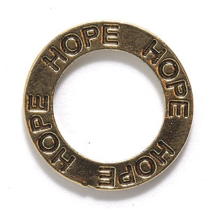 PW5825-AG: Limited Ring w/Hope Ant Gold 22mm - 1PC