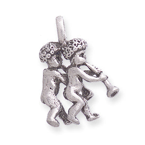 PW826-S: Gemini Pendant Ant Pewter 14x20mm 1PC