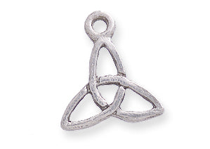 PW922-S: Charm Celtic Trinity Design Ant Pewter 13x14mm 1PC