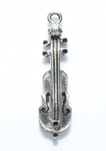 PW6315-S: Charm Cello 35mm Ant Pewter 1PC