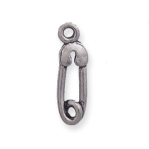 PW4138-S: Safety Pin Charm Silver 5x18mm-1PC