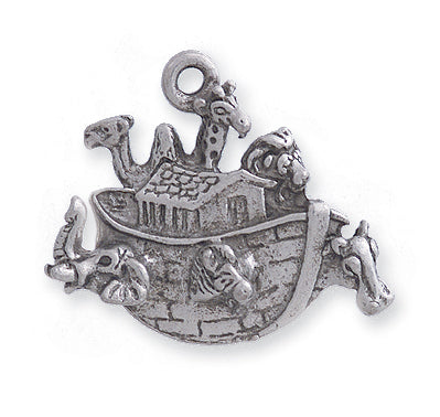 PW406-S: Noahs Ark Charm Ant Pewter 23x27mm 1PC