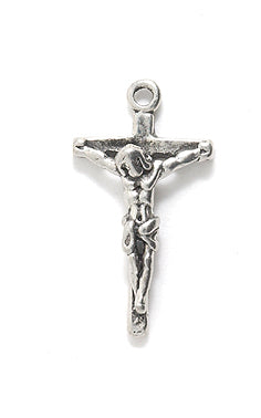 PW5242-S: Charm Crucifix Ant Pewter 12x20mm 1PC