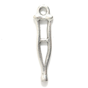 PW3394-S: Charm Crutch Ant Pewter 23mm 1PC