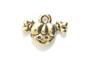 PW1150-AG: Charm Girl Ant Gold 10x13mm - 1PC