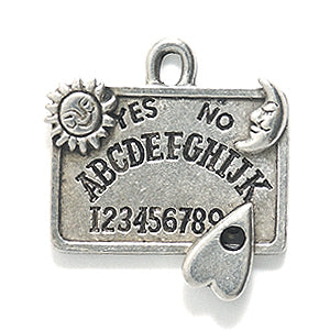 PW5670-S: Charm Ouija Board Silver 20x22mm-1PC