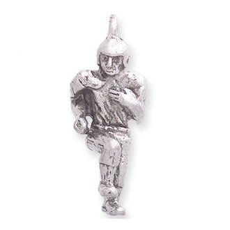 PW265-S: Football Player Charm Ant Pewter 10x27mm 1PC