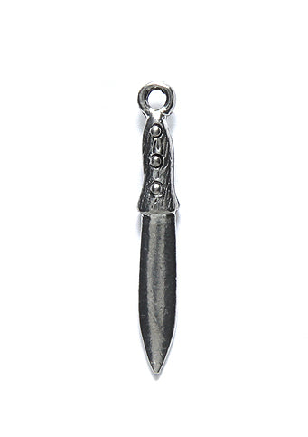 PW6208-S: Charm Knife/dagger 4x29mm Ant Pewter 1PC