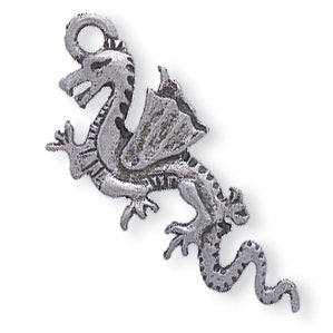 PW420-S: Charm Dragon Ant Pewter 10x28mm 1PC