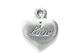 PW5260-S: Charm I Love Ant Pewter 12x14mm 1PC