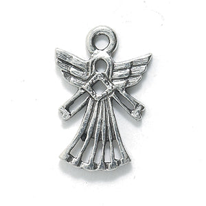 PW5582-S: Charm Angel Ant Pewter 13x19mm 1PC