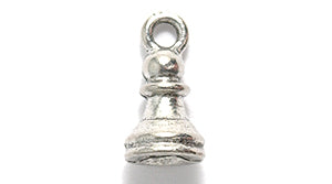 PW784-S: Charm Chess Pawn Ant Pewter 6x12mm 1PC