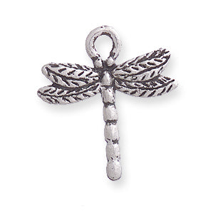 PW1291-S: Pendant Dragonfly Ant Pewter 18mm 1PC