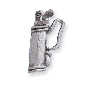 PW463-S: Charm Golf Bag Ant Pewter 10x20mm 1PC