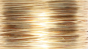 28CW853: Artistic Wire 28 Gauge Silver Plating Gold Color 40 Yards