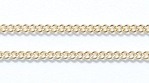 10CX1854: Chain 1.5mm Curb Gold 1FT