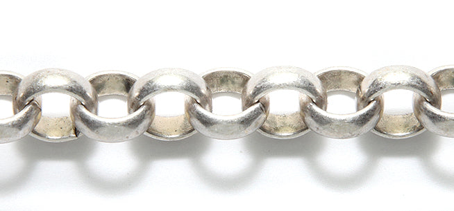 49CX4815: Chain 11mm Rolo ANT Silver 1FT