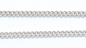 10CX1815: Chain 1.5mm Curb ANT Silver 1FT