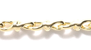 29CX0854: Chain Twist 8 LNK 11mm Gold 6"