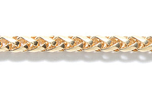 10CX9854: Chain Wheat 3mm Gold 1FT