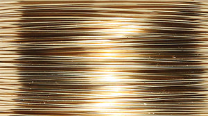 26CW853: Artistic Wire 26 Gauge Silver Plating Gold Color 30YD