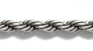 34CX4815: Chain 3.8mm Rope ANT Silver 1FT