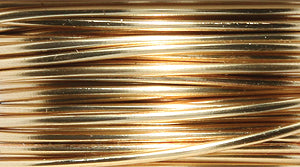 18CW853: Artistic Wire 18 Gauge Silver Plating Gold Color 20 Feet