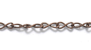 08CX5857: Chain Figure 8 ANT CPPR 2mm 1FT