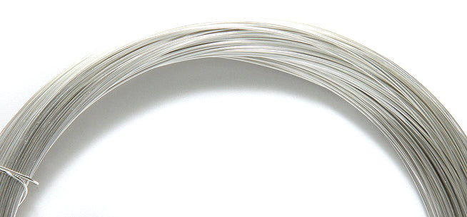 28CW811-SS: Wire 28 Gauge 1/2 Hard Sterling Silver Round 134 Feet/ 1 Ounce - 1 Each