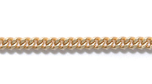 13CX1852: Chain Flat 2.2mm Curb SHG 1FT