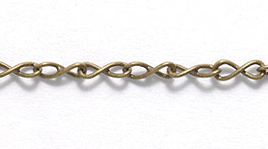 08CX5858: Chain Figure 8 ANT Brass 2mm 1FT