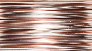 22CW852: Artistic Wire 22 Gauge Silver Plating Rose Gold 10 Yards