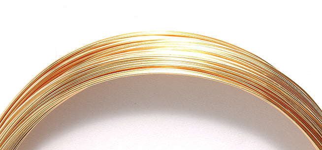 26CW855-G: German Style Wire 26 Gauge Gold Plate 20 Meter - Package