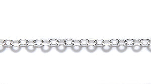 13CX2812: Chain 1.7mm Cable Silver 1FT