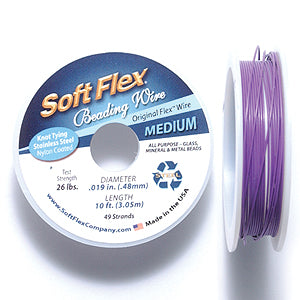 19SF198-10: Softflex Purple .019 49-strand 10ft Spool