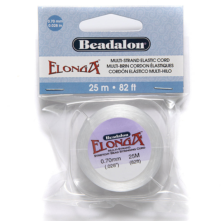 CH133-U25: Elonga Multi Strand Stretch Cord .7mm 25 Meter