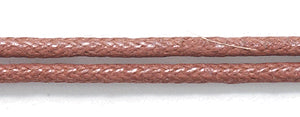 15CH152-25: Waxed Cord Brown 1.5mm 25MTR SP