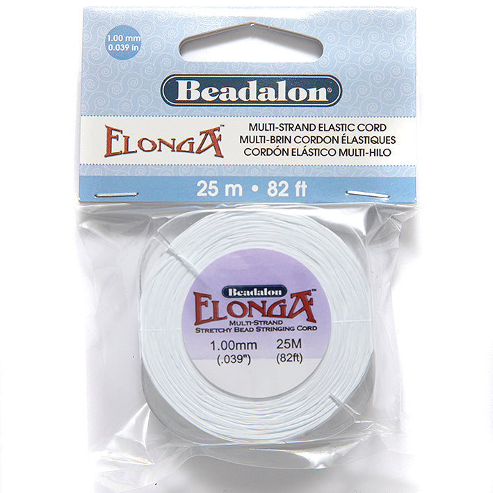 CH135-U25: Elonga Multi Strand Stretch Cord 1mm 25 Meter