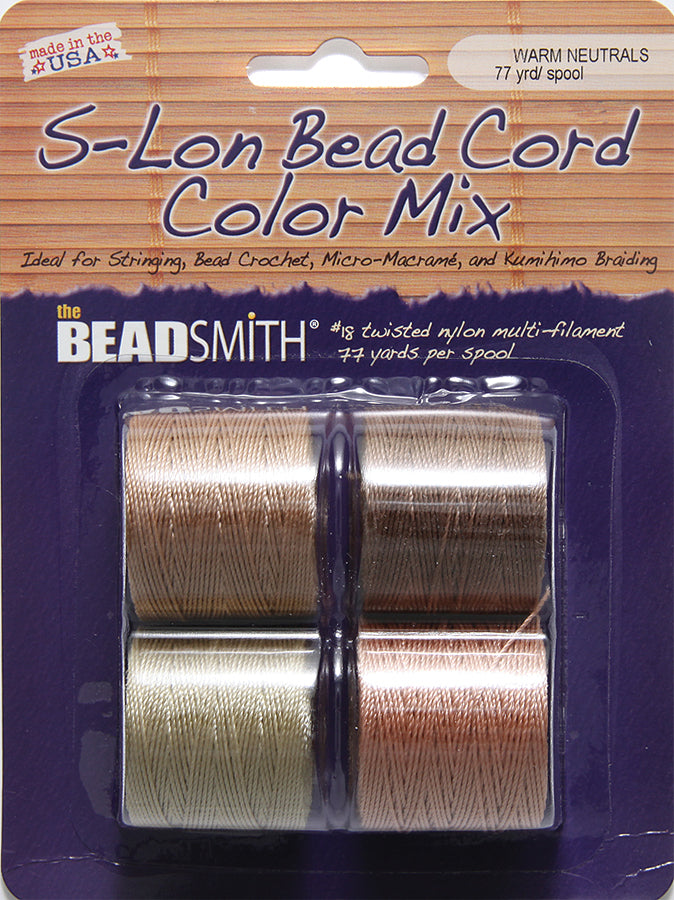 CH018-MX3: S-lon Cord Mix Warm #18 .5mm 4x77YD PK