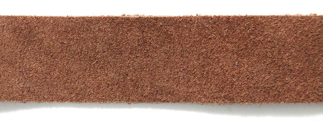 25SL156: Suede Lace Md Brown 1 In 25mm 1YD