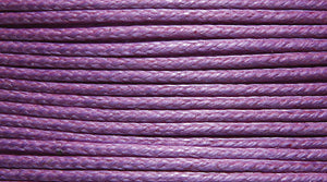 10CH197-00: Waxed Cotton Cord Lavender 1mm 100MTR SP