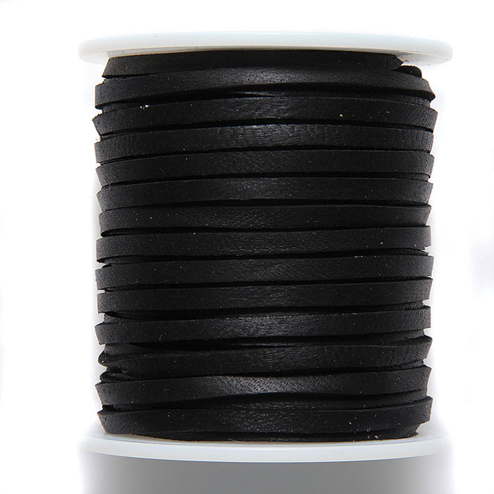 LL518-109: Deerskin Lace Black 1/8inch 50FT