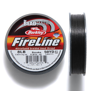 62TN105: Fireline Braided Thread 50yd .007 8lbs 1 Spool