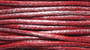 10CH644-25: Waxed Cord Pearl Red 1mm 25MTR SP