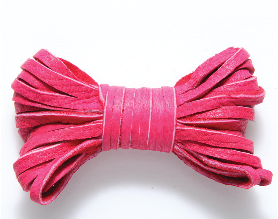 30LL194-D: Deerskin Lace Hot Pink 3-4mm 12ft