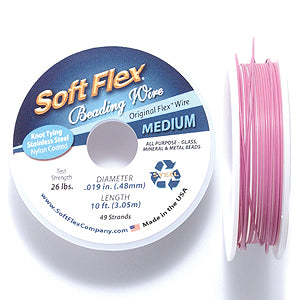 19SF194-10: Softflex Pink .019 49-st 10ft