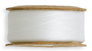 30TN112-BR: Thread Nymo White Size D 64yd Bobbin - 1 Piece